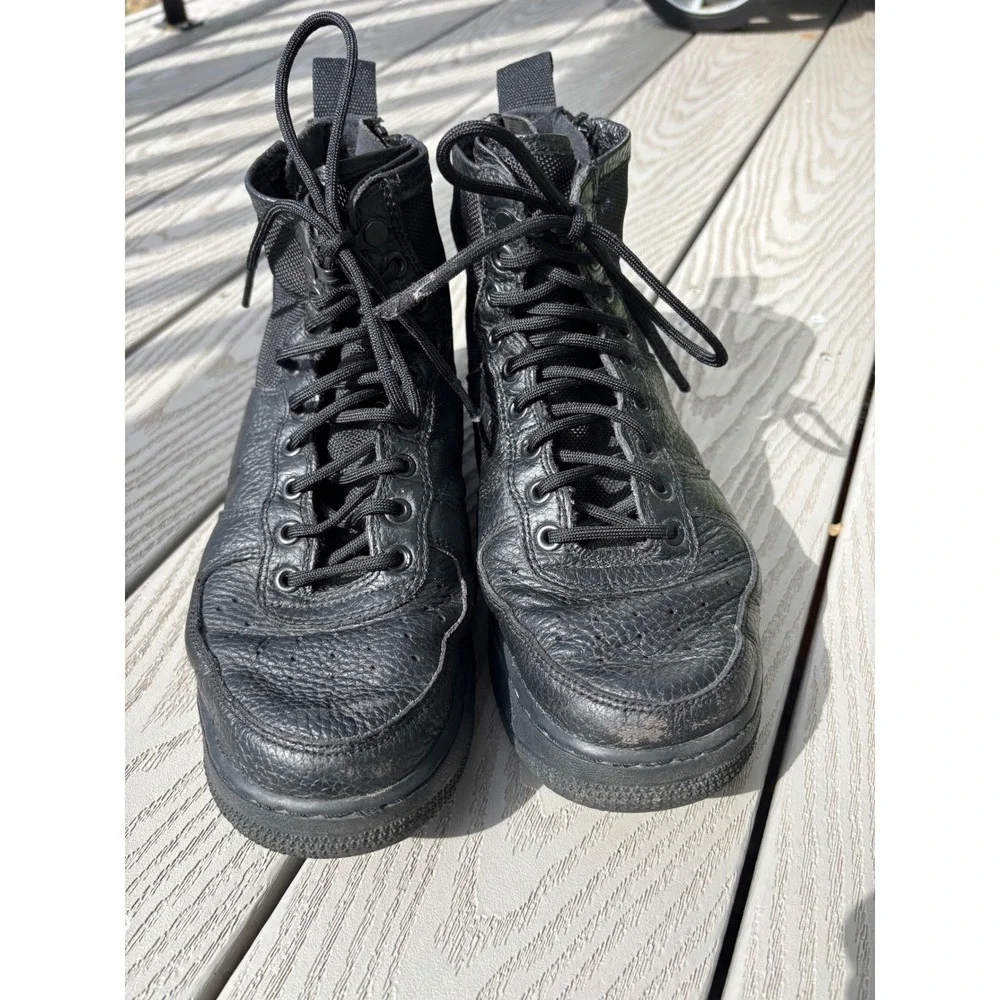 Nike SF Air Force‎ 1 Mid Triple Black Utility High Top Sneakers Mens Size 8.5